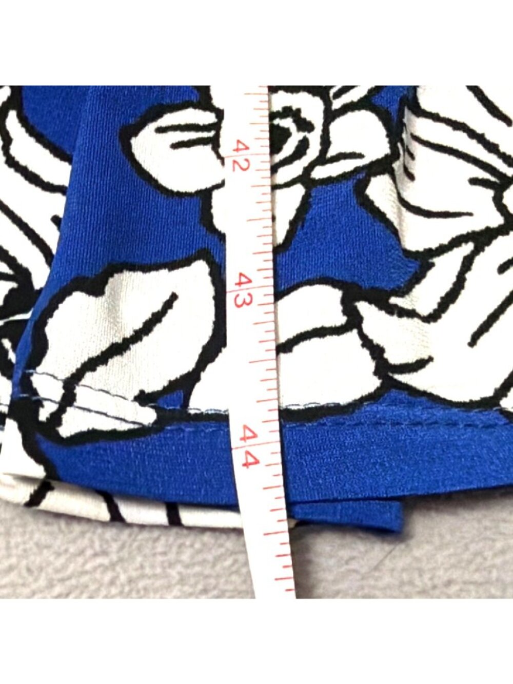 Julian Taylor Womens Blue & White Floral Dress With Ruffled Cardigan Size 16 - Picture 7 of 7